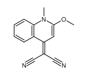 2-methoxy-1-methyl-4-dicyanomethylene-1,4-dihydroquinoline Structure
