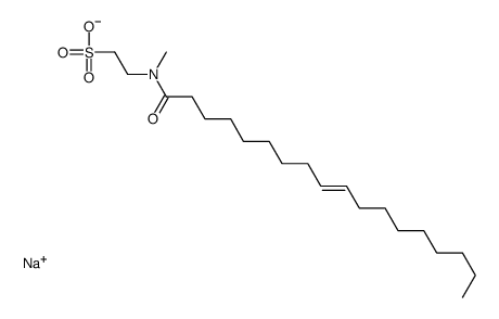 sodium,2-[methyl-[(Z)-octadec-9-enoyl]amino]ethanesulfonate Structure