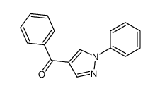 phenyl-(1-phenylpyrazol-4-yl)methanone Structure