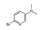 3-PYRIDINAMINE, 6-BROMO-N,N-DIMETHYL- structure