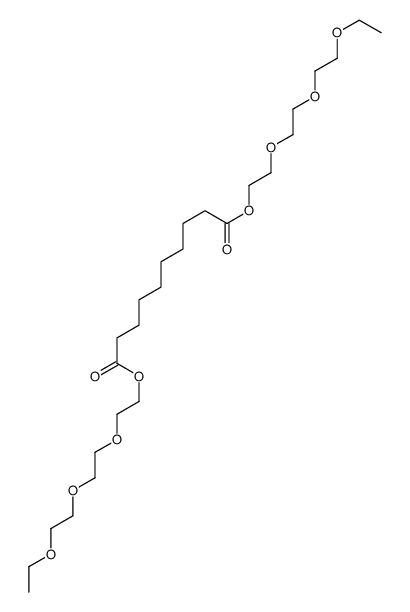bis[2-[2-(2-ethoxyethoxy)ethoxy]ethyl] decanedioate Structure
