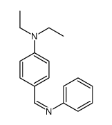 N,N-diethyl-4-(phenyliminomethyl)aniline Structure