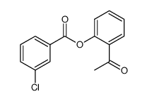 2-acetylphenyl 3-chlorobenzoate结构式