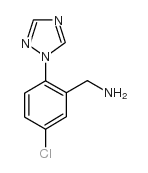 (5-氯-2-(1H-1,2,4-噻唑-1-基)苯基)甲胺结构式