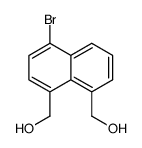 4-bromo-1,8-bis(hydroxymethyl)naphthalene结构式