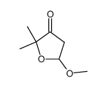 2,2-Dimethyl-5-methoxy-3-oxotetrahydrofuran Structure