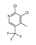 2,3-二氯-4-甲基-5-(三氟甲基)吡啶结构式