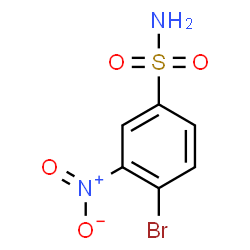 3-硝基-4-溴苯磺酰胺结构式