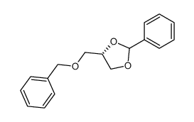(4S,2R/S)-4-benzyloxymethyl-2-phenyl-1,3-dioxolane结构式