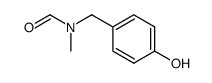N-(4-Hydroxy-benzyl)-N-methyl-formamid Structure