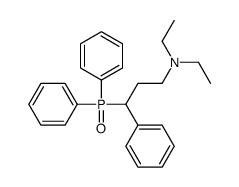 Diphenyl[α-[2-(diethylamino)ethyl]benzyl]phosphine oxide Structure