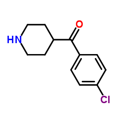 4-(4-氯苯甲酰基)哌啶结构式