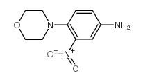 4-(吗啉-4-基)-3-硝基苯胺结构式
