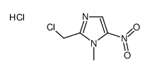 1H-IMidazole, 2-(chloromethyl)-1-Methyl-5-nitro-, hydrochloride (1:1) Structure