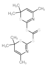 bis[(4,6,6-trimethyl-1,3-thiazin-2-yl)sulfanyl]methanethione picture