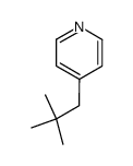 4-(2,2-dimethyl-propyl)-pyridine结构式