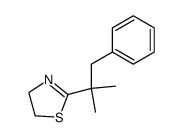 2-(1,1-dimethyl-2-phenyl-ethyl)-4,5-dihydro-thiazole结构式