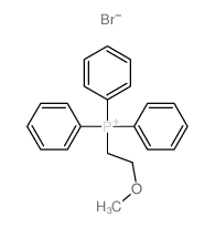 (2-甲氧基乙基)三苯基鏻溴化物结构式