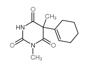 2,4,6(1H,3H,5H)-Pyrimidinetrione,5-(1-cyclohexen-1-yl)-1,5-dimethyl- Structure