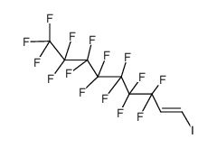 1H,1H,2H-pentadecafluoro-1t-iodo-non-1-ene Structure