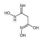 3-amino-N-hydroxy-3-hydroxyiminopropanamide structure