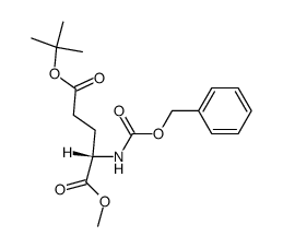 ZL-谷氨酸γ-叔丁酯α-甲基酯结构式