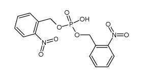 bis(2-nitrobenzyl) hydrogen phosphate结构式