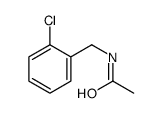 ACETAMIDE, N-[(2-CHLOROPHENYL)METHYL]-结构式