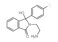 2-(2-aminoethyl)-3-(4-chlorophenyl)-3-hydroxy-1-isoindolinone Structure