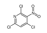 2,4,6-Trichloro-3-nitropyridine Structure