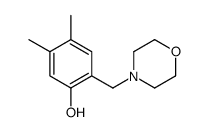 4,5-dimethyl-2-(morpholin-4-ylmethyl)phenol Structure