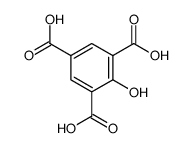 1-Hydroxybenzene-2,4,6-tricarboxylic acid结构式