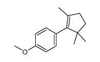 1-methoxy-4-(2,5,5-trimethylcyclopenten-1-yl)benzene结构式