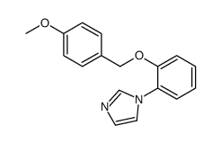 1-[2-[(4-methoxyphenyl)methoxy]phenyl]imidazole结构式