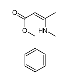 benzyl 3-(methylamino)but-2-enoate Structure