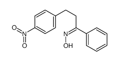 N-[3-(4-nitrophenyl)-1-phenylpropylidene]hydroxylamine结构式