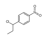 1-(1-chloropropyl)-4-nitrobenzene结构式