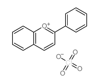 2-Phenylbenzopyrylium perchlorate结构式