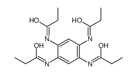 N-[2,4,5-tris(propanoylamino)phenyl]propanamide结构式