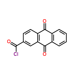 Anthraquinone-2-carbonyl Chloride Structure