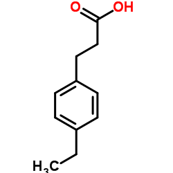 3-(4-乙基苯基)丙酸结构式
