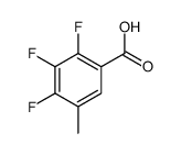 2,3,4-trifluoro-5-methylbenzoic acid Structure