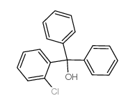 (2-氯苯基)二苯基甲醇结构式