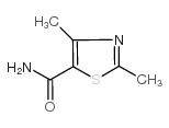 2,4-二甲基噻唑-5-羧酸酰胺结构式