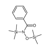 N-Benzoyl-N,O-bis(trimethylsilyl)hydroxylamine结构式