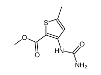methyl 5-methyl-3-ureidothiophene-2-carboxylate结构式