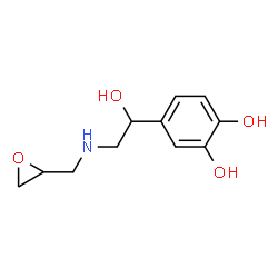 1,2-Benzenediol, 4-[1-hydroxy-2-[(oxiranylmethyl)amino]ethyl]- (9CI) Structure
