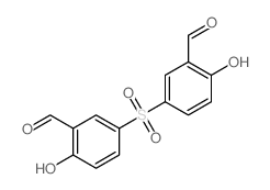 Benzaldehyde,3,3'-sulfonylbis[6-hydroxy-结构式