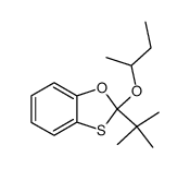 2-sec-butoxy-2-tert-butyl-benzo[1,3]oxathiole结构式