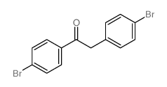 1,2-bis(4-bromophenyl)ethanone结构式